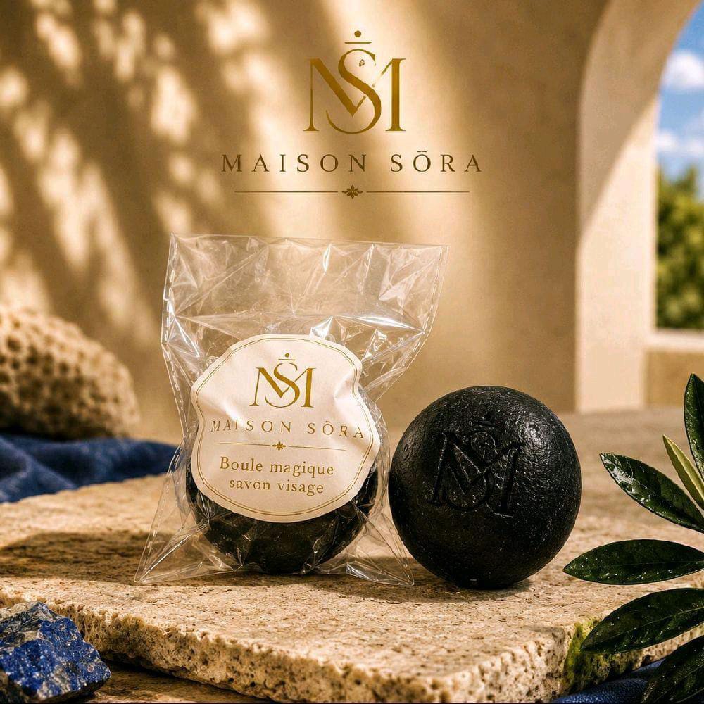 Petite Boule Magique Noire au Charbon Actif 45g
